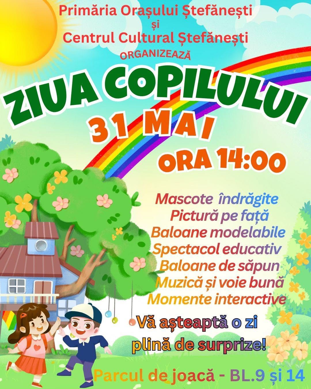 You are currently viewing De 𝙕𝙞𝙪𝙖 𝘾𝙤𝙥𝙞𝙡𝙪𝙡𝙪𝙞, distracția începe la Ștefănești!