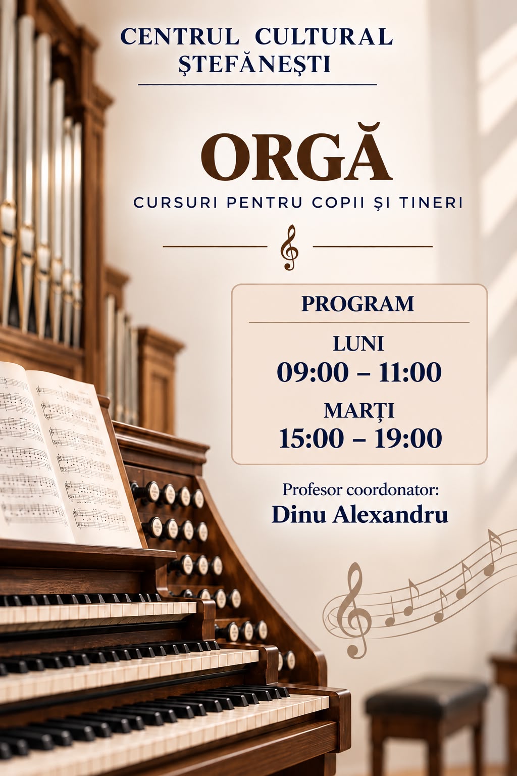Orgă - Prof. Dinu Alexandru
